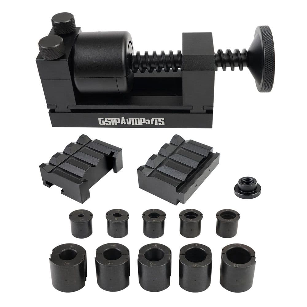 GSTP Aluminum Rotary Fuel Hose AN Fitting Installation Tool Kit, AN4 to AN12