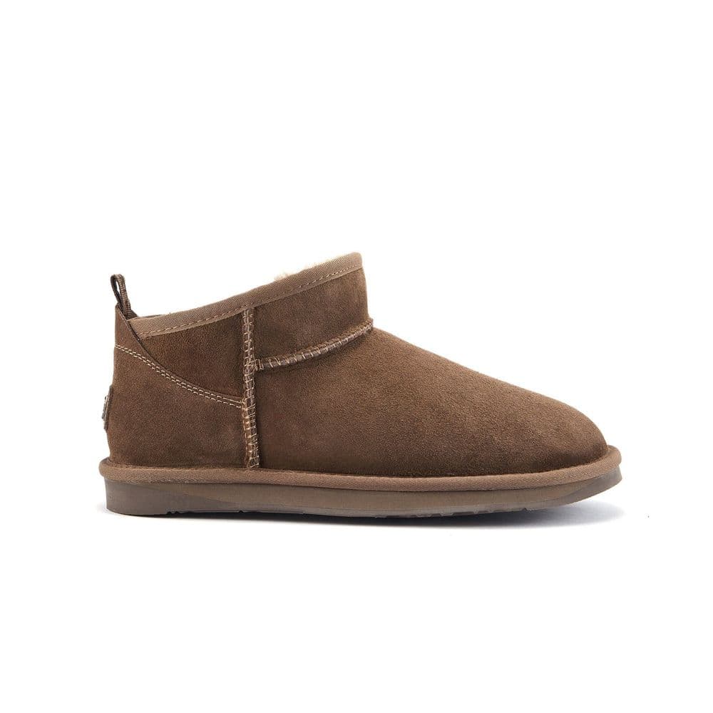 Australia Luxe Co Cosy ultra short suede boot in clay