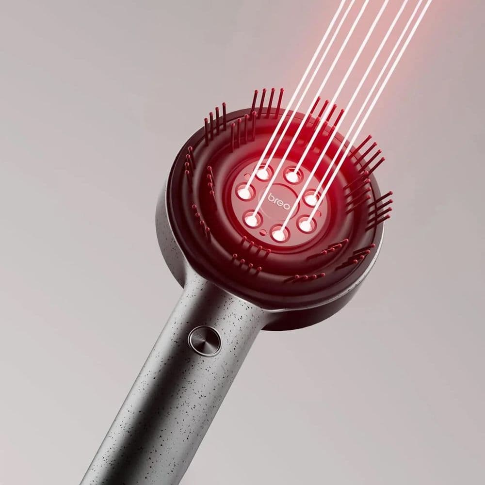 Breo LumiHeal Pro FDA-cleared hair growth massager with red light therapy