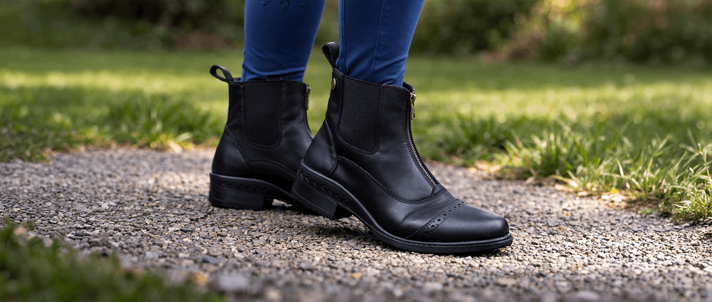 Real leather paddock boots from GS Equestrian