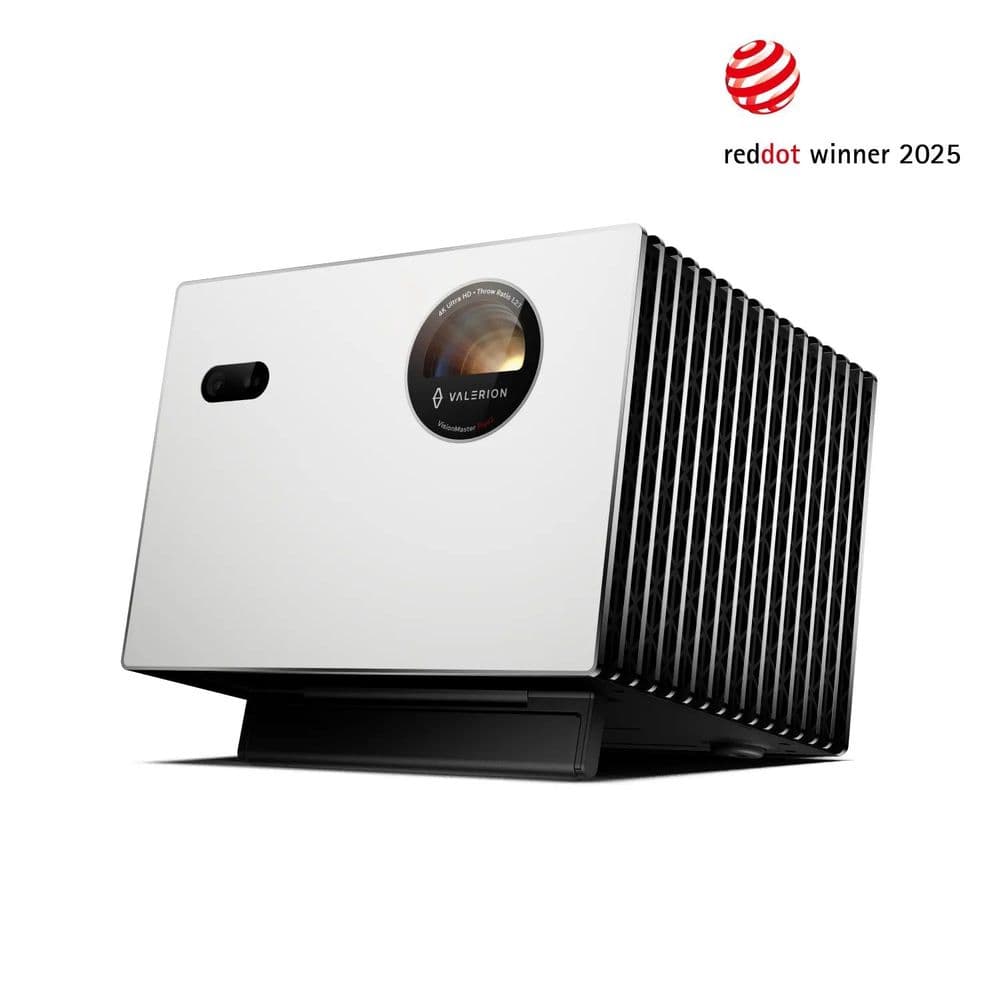 Valerion StreamMaster Plus2 triple RGB laser 4K projector, Red Dot 2025 winner