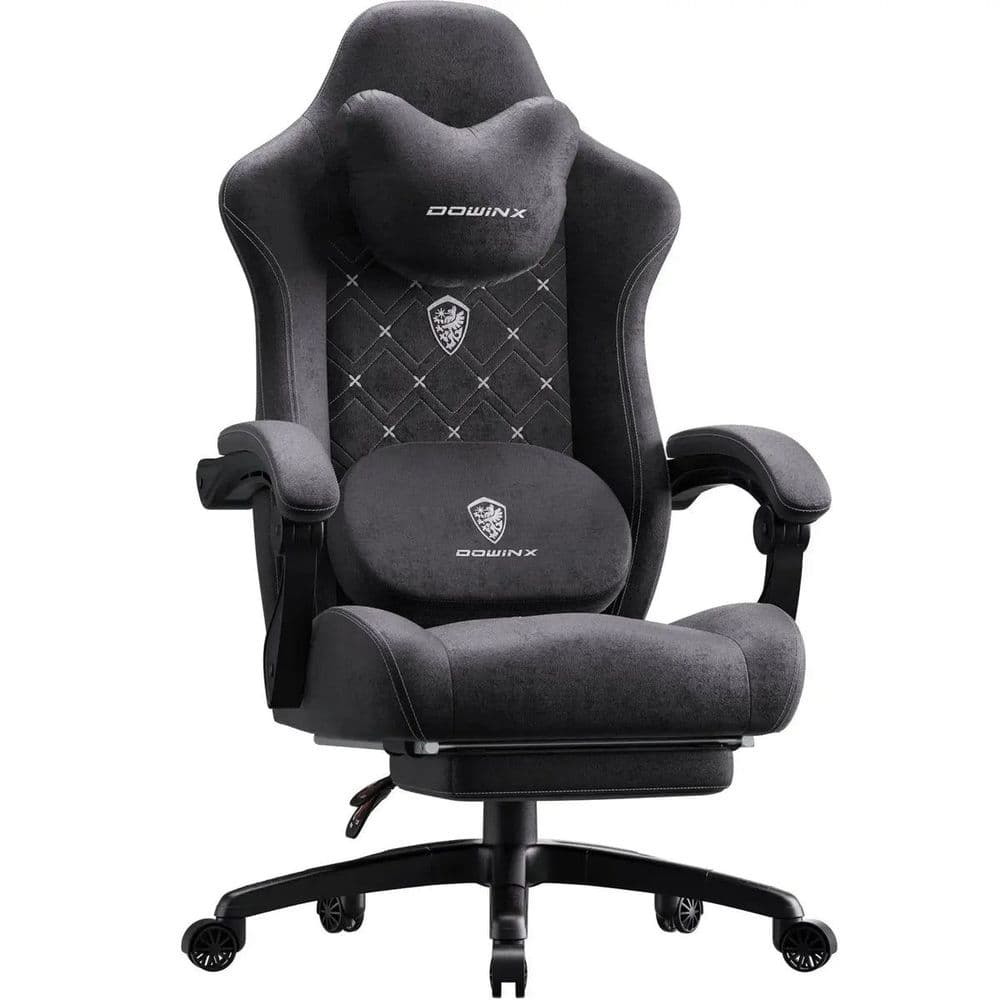 Dowinx MB38 Heated Massage Series gaming chair with lumbar massage cushion