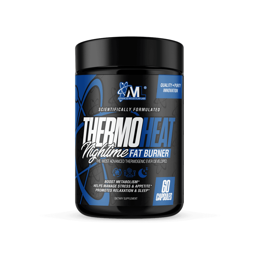 AML Thermo Heat Nighttime fat burner capsules bottle