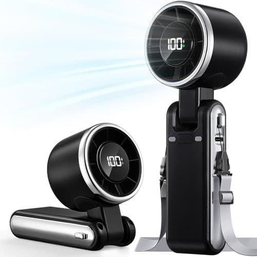 Portable Handheld Turbo Fan (4000mAh, 5-Speed)